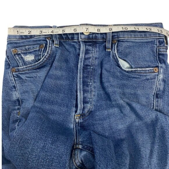 AGOLDE Nico HighRise Skinny Jeans Size 26 Distressed At Ankles - Picture 3 of 3